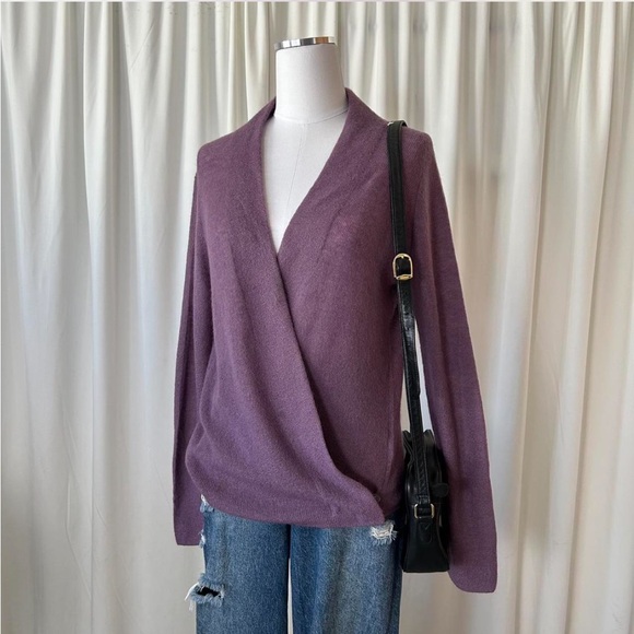 Vince Purple Women's Cardigan Sweater - Picture 1 of 8